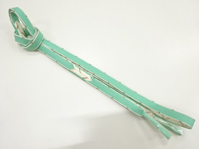 JAPANESE KIMONO / UNUSED HAND-TIED OBIJIME